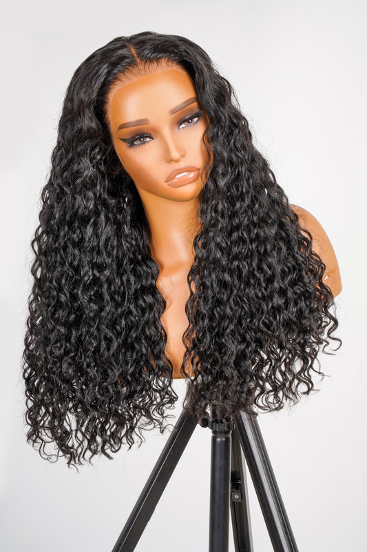Transparent Italian Wave Lace Front Wig
